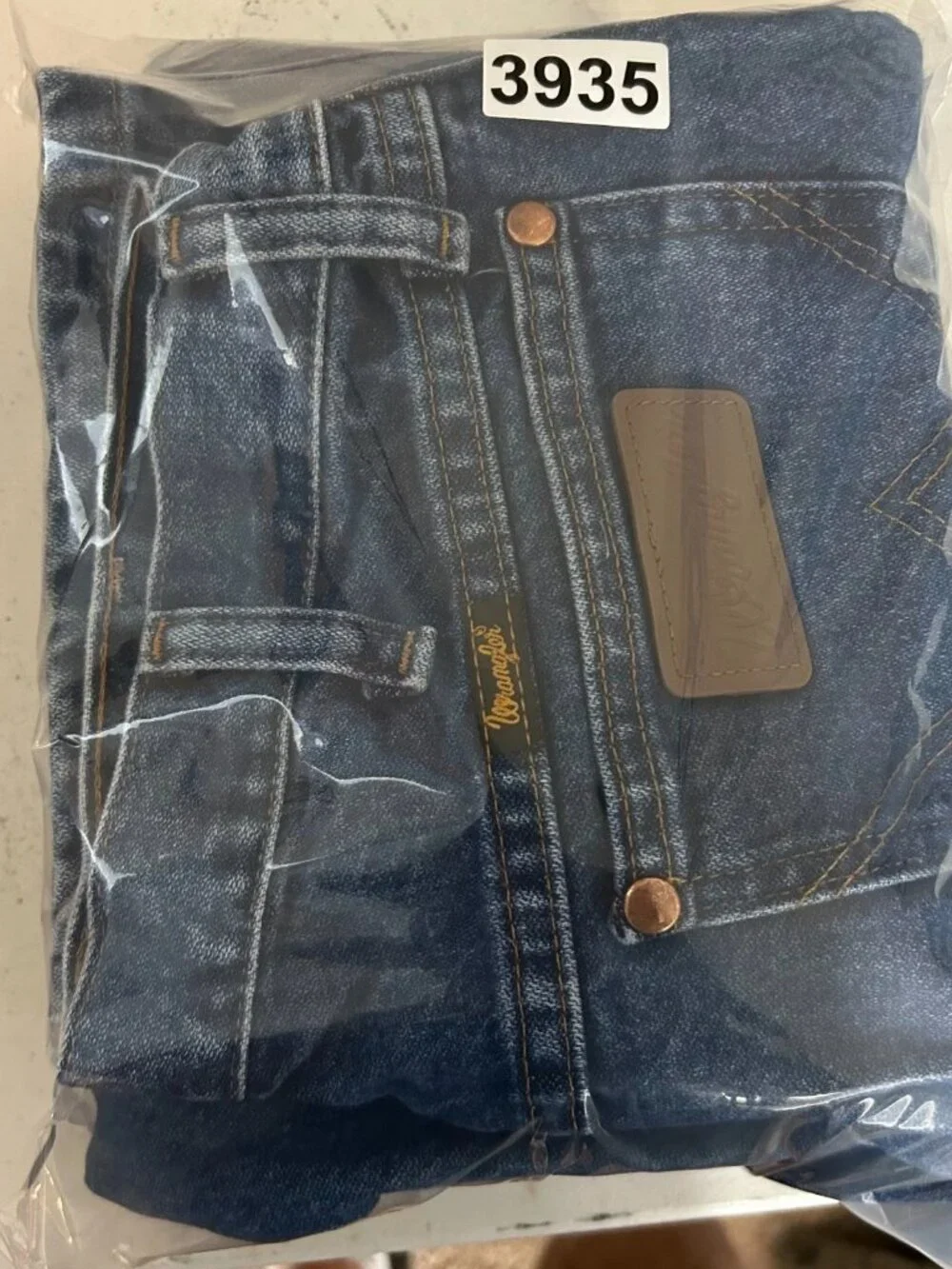 Wrangler George Strait Cowboy Cut Jeans Mens 32x34 Blue Stone Wash Regular Fit